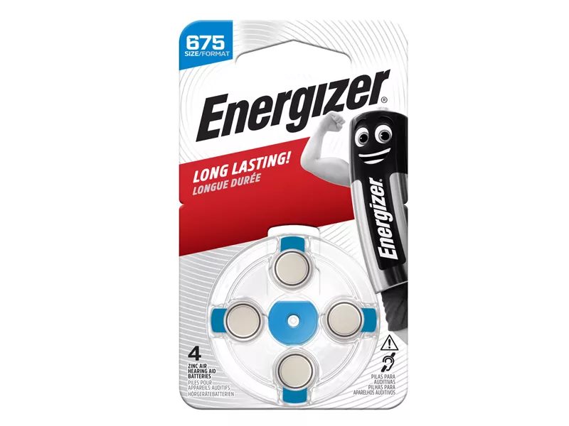 Pila per Apparecchi Acustici 675 Energizer - E300818800 (Conf. 4) Pila per Apparecchi Acustici 675 Energizer - E300818800 (Conf. 4)