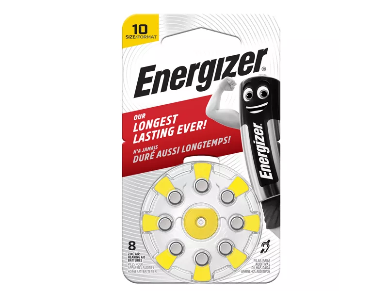 Pila per Apparecchi Acustici 10 Energizer - E301431700 (Conf. 8)
