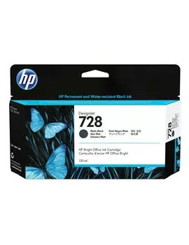 Cartuccia Originale HP 3WX25A 728 (Nero Opaco 130 ml)