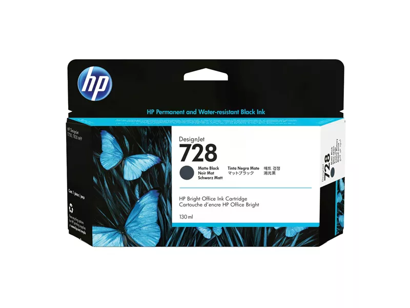 Cartuccia Originale HP 3WX25A 728 (Nero Opaco 130 ml)
