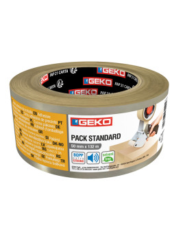 Nastro Adesivo Geko - 50 mm x 132 m - 18000/60 (Trasparente)