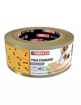 Nastro Adesivo Geko - 50 mm x 132 m - 18000/60 (Trasparente)