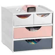 Mini Cassettiera MyCube 3-211 Mineral CEP - 18,6x18,5x17,5 cm - 2+2 Cassetti - 1032111681 (Multicolor)