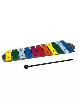Metallofono CWR - 11 Toni + 1 Battente - 12727 (Multicolor)