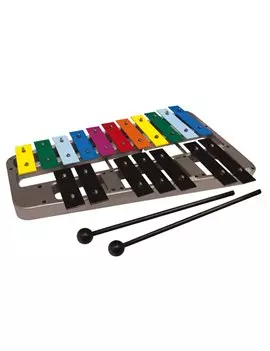 Metallofono CWR - 18 Toni + 1 Battente - 12727 (Multicolor)