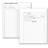 Registro Verbali Assemblee Condominiali Data Ufficio - 80 Pagine - 31x24,5 cm - DU136400000