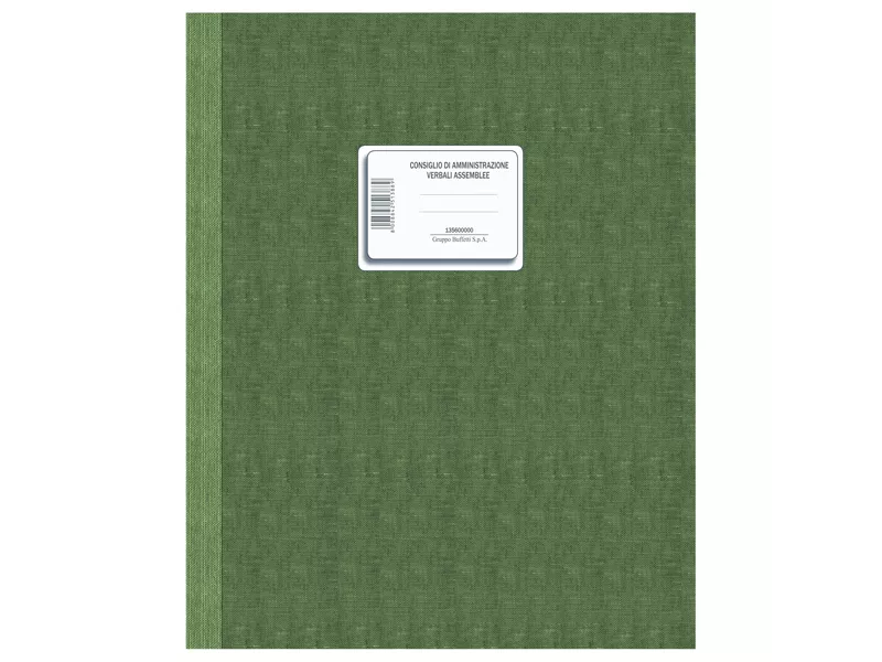 Registro Verbali Consiglio di Amministrazione Data Ufficio - 96 Pagine Numerate - 31x24,5 cm - DU135600000 Registro Verbali Consiglio di Amministrazione Data Ufficio - 96 Pagine Numerate - 31x24,5 cm - DU135600000