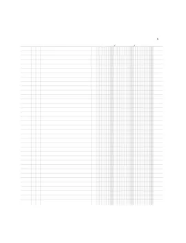 Registro Inventari a 3 Colonne Data Ufficio - 96 Pagine Numerate - 31x24,5 cm - DU135100000