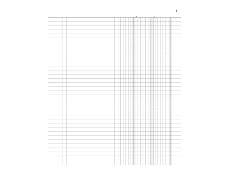 Registro Inventari a 3 Colonne Data Ufficio - 96 Pagine Numerate - 31x24,5 cm - DU135100000