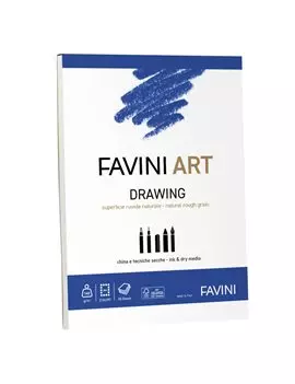 Album Collato Art Drawing Favini - A4 - 140 g - A420394 (Bianco)