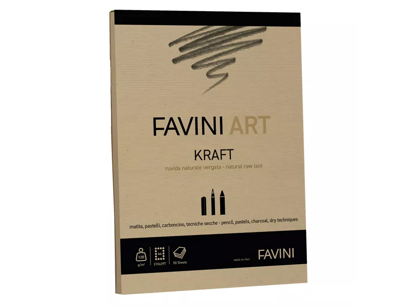 Album Collato Art Kraft Favini - A4 - 120 g - A420554 (Avana)