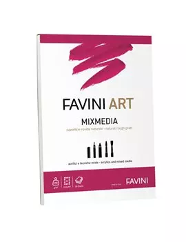 Album Collato Art Mixmedia Favini - A4 - 250 g - A420994 (Bianco)