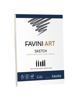 Album Collato Art Sketch Favini - A4 - 90 g - A420454 (Bianco)