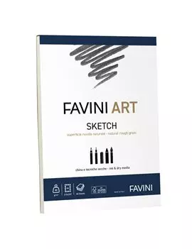 Album Collato Art Sketch Favini - A4 - 90 g - A420454 (Bianco)