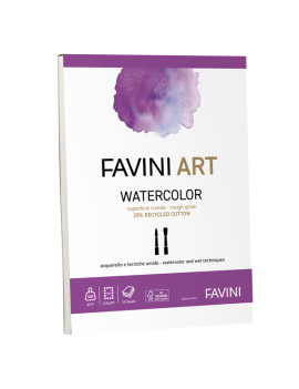 Album Collato Art Watercolor Favini - A4 - 300 g - A420384 (Bianco)