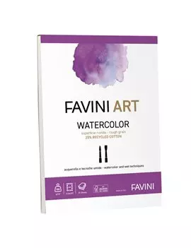 Album Collato Art Watercolor Favini - A5 - 300 g - A420385 (Bianco)