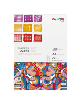 Album Disegno Pennarello Carioca - A4 - 70 g - 45220 (Bianco)