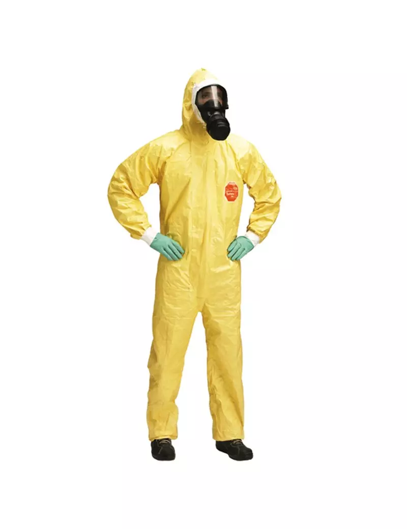 Tuta da Lavoro Tychem 2000 DuPont - Taglia M - TY309.39.04-M (Giallo) Tuta da Lavoro Tychem 2000 DuPont - Taglia M - TY309.39.04-M (Giallo)