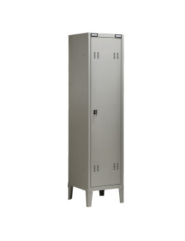 Armadio Spogliatoio in Metallo Tecnical 2 - 1 Posto - 43x47x180 cm - C1-SP G (Grigio)