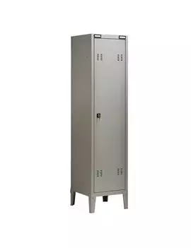 Armadio Spogliatoio in Metallo Tecnical 2 - 1 Posto - 43x47x180 cm - C1-SP G (Grigio)