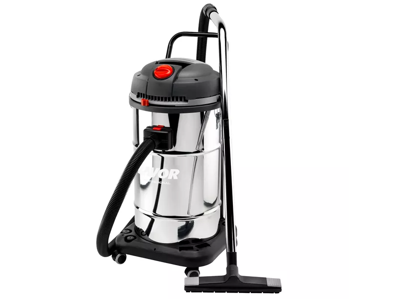 Bidone Aspirapolvere e Liquidi Windy 265IF Lavor - 2400W - 40018-00001 (Nero e Argento)