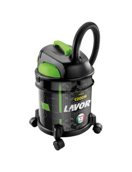 Bidone Aspirapolvere e Liquidi Rudy 1200S Lavor - 1200W - 40023-00014 (Nero e Verde)