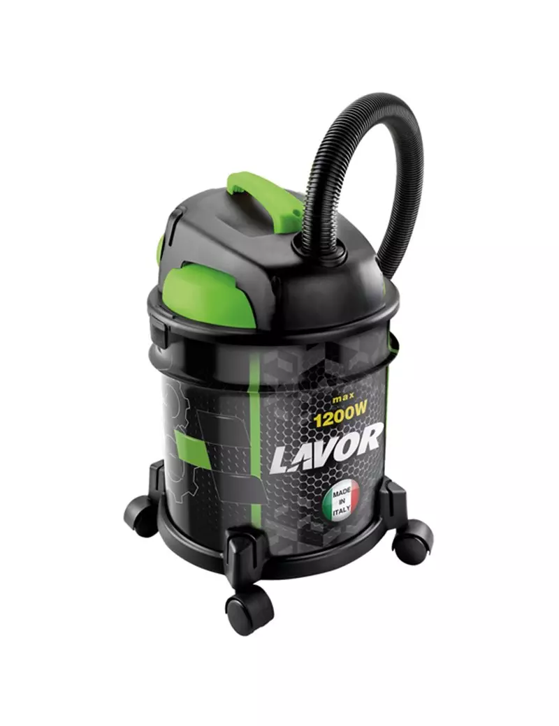Bidone Aspirapolvere e Liquidi Rudy 1200S Lavor - 1200W - 40023-00014 (Nero e Verde) Bidone Aspirapolvere e Liquidi Rudy 1200S Lavor - 1200W - 40023-00014 (Nero e Verde)
