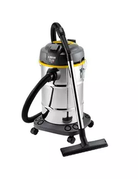 Bidone Aspirapolvere e Liquidi WTP 30X Lavor - 1600W - 40028-00025 (Nero e Argento)