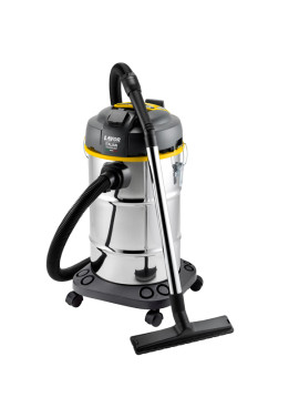 Bidone Aspirapolvere e Liquidi WTP 30X Lavor - 1600W - 40028-00025 (Nero e Argento)