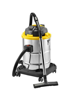 Bidone Aspirapolvere e Liquidi WTP 50XE Lavor - 1400W - 40028-00008 (Nero e Argento)