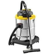 Bidone Aspirapolvere e Liquidi WTP 50XE Lavor - 1400W - 40028-00008 (Nero e Argento)