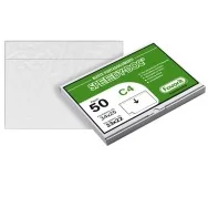 Busta Adesiva Portadocumenti Speedy Doc C4 Favorit - Neutro - 31x23 cm - 100500103 (Trasparente Conf. 50)