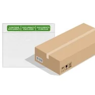 Busta Adesiva Portadocumenti Speedy Doc C5 Favorit - Contiene Documenti - 23x16,5 cm - 400089730 (Trasparente Conf. 1000)