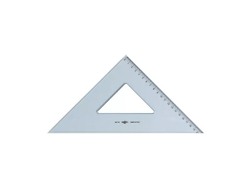 Squadra Linea Uni Arda - 45° - 30 cm - 28730SS (Fumè Trasparente) Squadra Linea Uni Arda - 45° - 30 cm - 28730SS (Fumè Trasparente)