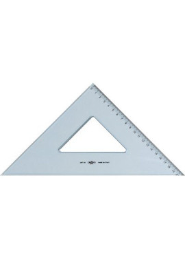 Squadra Linea Uni Arda - 45° - 30 cm - 28730SS (Fumè Trasparente)