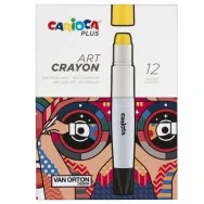 Pastelli a Cera Art Crayon Carioca - 10 mm - 45213 (Assortiti Conf. 12)