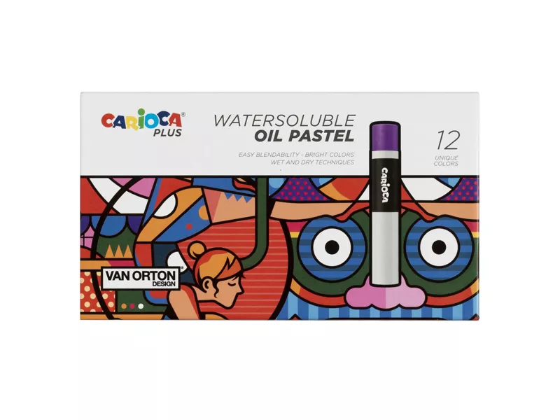 Pastelli a Olio Carioca - 60 mm - 45214 (Assortiti Conf. 12)