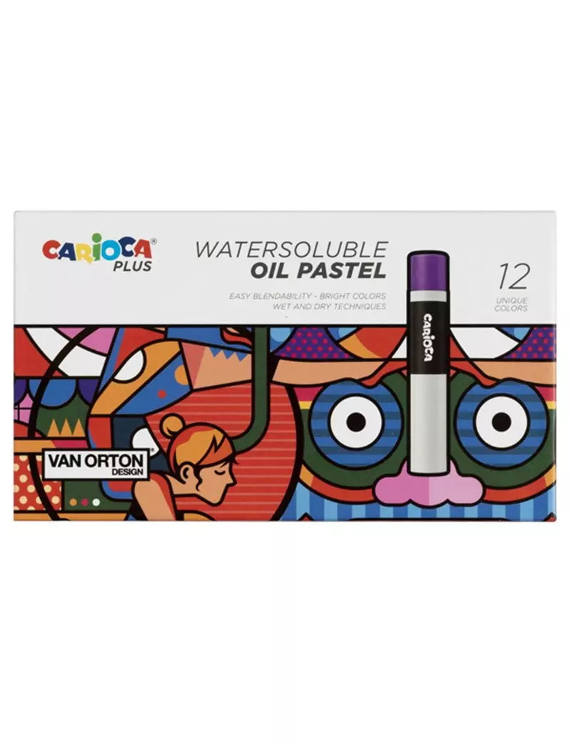 Pastelli a Olio Carioca - 60 mm - 45214 (Assortiti Conf. 12) Pastelli a Olio Carioca - 60 mm - 45214 (Assortiti Conf. 12)
