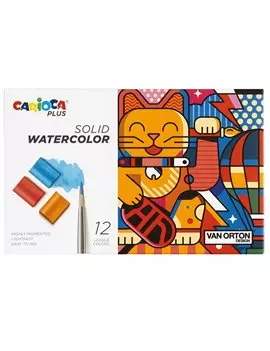 Acquerelli Carioca - 18 mm - 45210 (Assortiti Conf. 12)