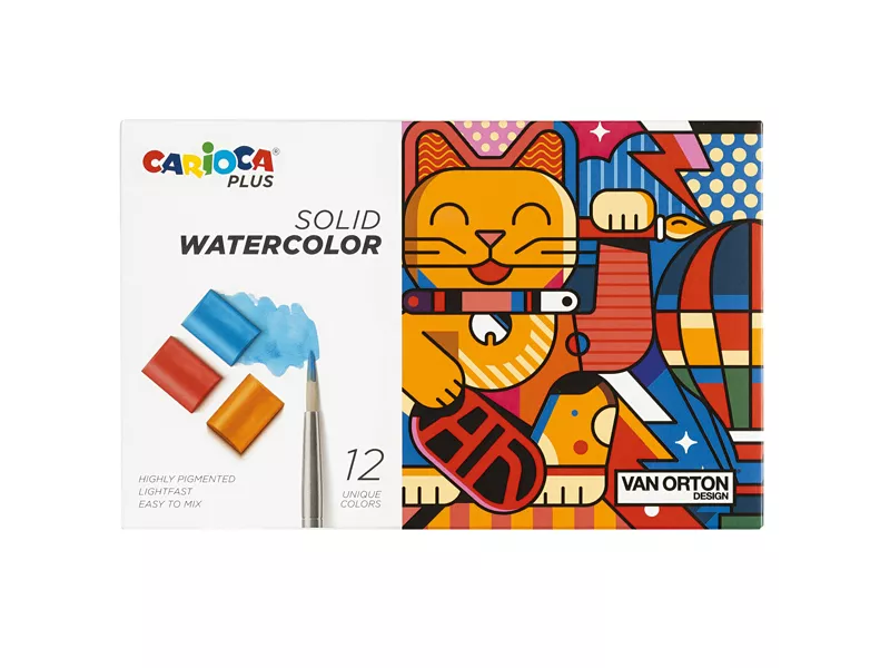 Acquerelli Carioca - 18 mm - 45210 (Assortiti Conf. 12)