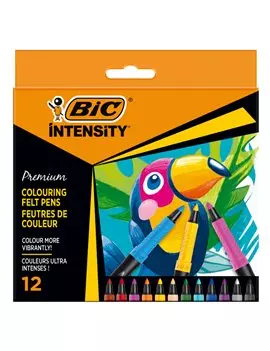 Pennarelli Intensity Premium Bic - 977891 (Assortiti Conf. 12)