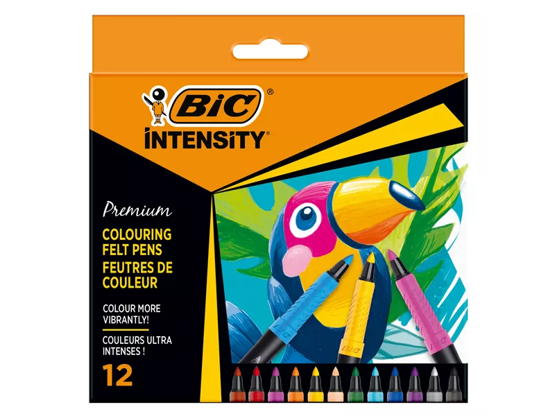 Pennarelli Intensity Premium Bic - 977891 (Assortiti Conf. 12)
