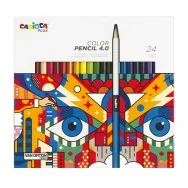 Matite Colorate Color Pencil 4.0 Carioca - 4 mm - 45203 (Assortiti Conf. 24)