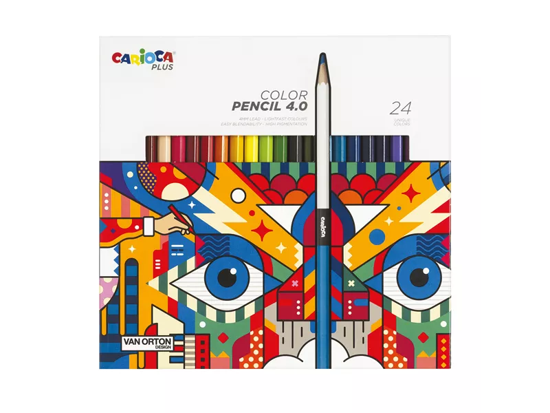 Matite Colorate Color Pencil 4.0 Carioca - 4 mm - 45203 (Assortiti Conf. 24) Matite Colorate Color Pencil 4.0 Carioca - 4 mm - 45203 (Assortiti Conf. 24)