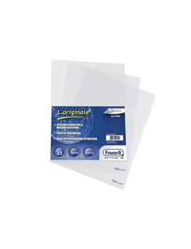 Cartellina a L L’Originale Favorit - 22x30 cm - 100460046 (Trasparente Conf. 25)