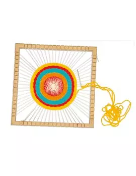 Telaio in Legno per Mandala CWR - 23x23x3 cm - 12628 (Naturale)