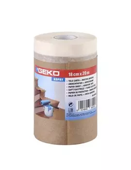 Nastro Adesivo e Telo in Carta Geko - 180 mm x 20 m - 40000/3 (Avana)