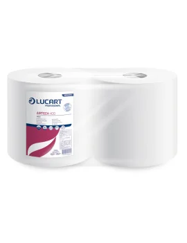 Bobina Asciugatutto Texicell 400 Lucart - 1 Velo - 400 Strappi - 851270J (Conf. 2)