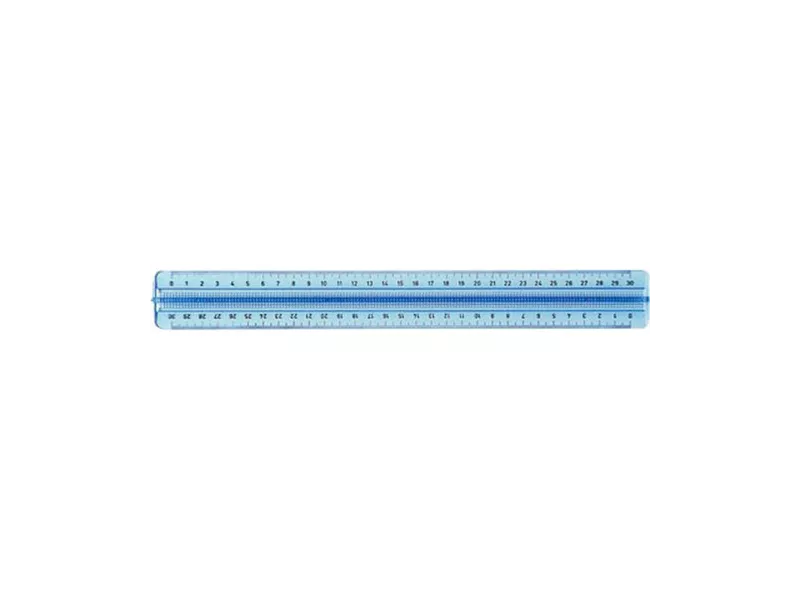 Triplodecimetro Linea Uni Arda - 30 cm - 50130SS (Fumè Trasparente) Triplodecimetro Linea Uni Arda - 30 cm - 50130SS (Fumè Trasparente)