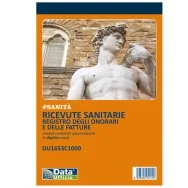 Blocco Ricevute Sanitarie Numerate Data Ufficio - 100/100 Copie Autoricalcanti - 21,5x14,8 cm - DU1653C1000